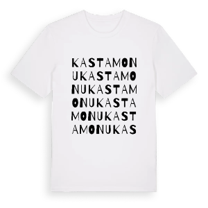Kastamonu ordlek t-shirt – ekologisk bomull t-shirt från Pinshirt