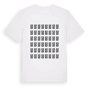 აბაშა ordlek t-shirt – ekologisk bomull t-shirt från Pinshirt