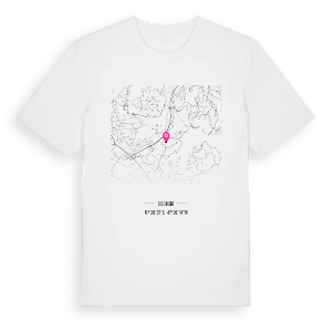 მახვილაური karta t-shirt – ekologisk bomull t-shirt från Pinshirt