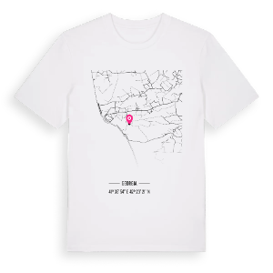 ანაკლია karta t-shirt – ekologisk bomull t-shirt från Pinshirt