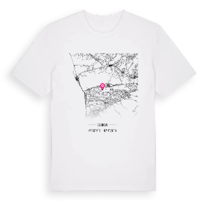 ლანჩხუთის მუნიციპალიტეტი karta t-shirt – ekologisk bomull t-shirt från Pinshirt