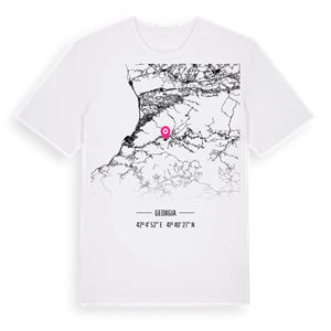 აჭარის ავტონომიური რესპუბლიკა karta t-shirt – ekologisk bomull t-shirt från Pinshirt