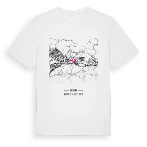 იმერეთი karta t-shirt – ekologisk bomull t-shirt från Pinshirt