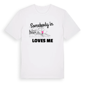 Någon i მცხეთა-მთიანეთი älskar mig t-shirt – ekologisk bomull t-shirt från Pinshirt
