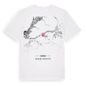 ქედის მუნიციპალიტეტი karta t-shirt – ekologisk bomull t-shirt från Pinshirt