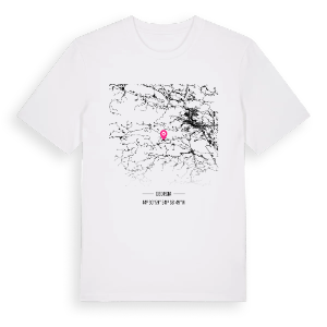 თეთრიწყაროს მუნიციპალიტეტი karta t-shirt – ekologisk bomull t-shirt från Pinshirt