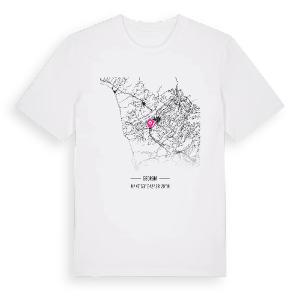 ზუგდიდის მუნიციპალიტეტი karta t-shirt – ekologisk bomull t-shirt från Pinshirt