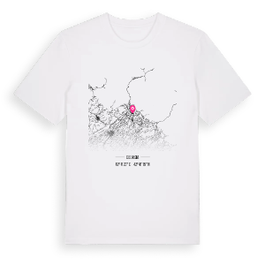 წალენჯიხის მუნიციპალიტეტი karta t-shirt – ekologisk bomull t-shirt från Pinshirt