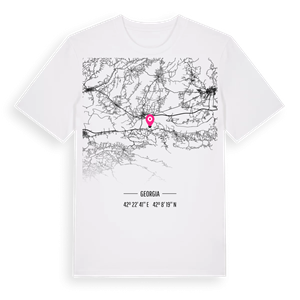 სამტრედიის მუნიციპალიტეტი karta t-shirt – ekologisk bomull t-shirt från Pinshirt