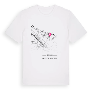 ლაგოდეხის მუნიციპალიტეტი karta t-shirt – ekologisk bomull t-shirt från Pinshirt