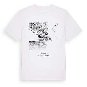 საქართველო karta t-shirt – ekologisk bomull t-shirt från Pinshirt