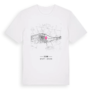 ლანჩხუთი karta t-shirt – ekologisk bomull t-shirt från Pinshirt