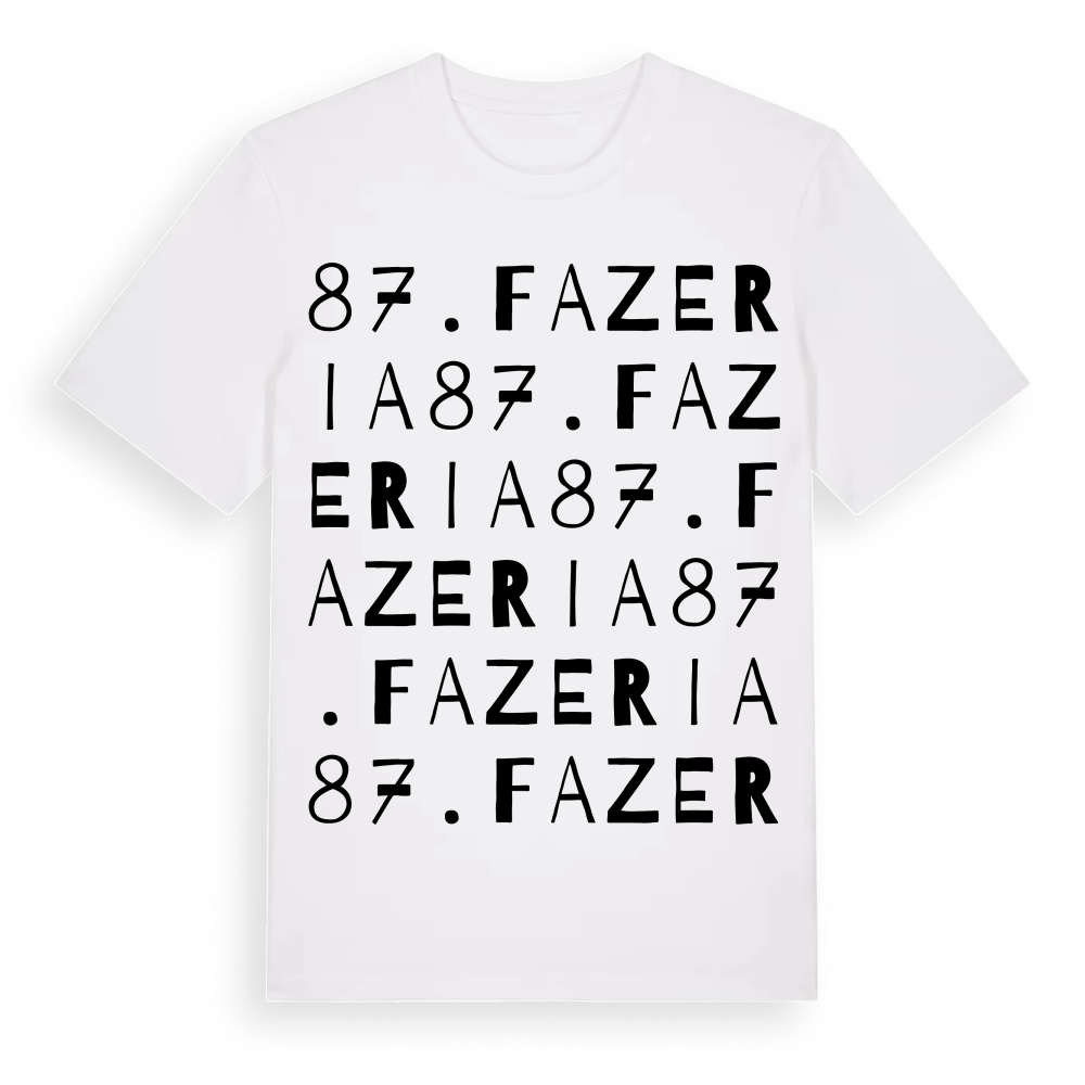 87. fazeria ordlek t-shirt – White, i miljö