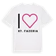 Jag älskar 87. fazeria t-shirt stort tryck