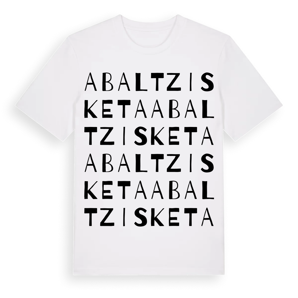 Abaltzisketa ordlek t-shirt – White, i miljö