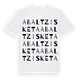 Abaltzisketa ordlek t-shirt