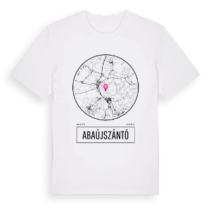 Abaújszántó t-shirt – ekologisk bomull t-shirt från Pinshirt