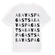 Abavas pagasts ordlek t-shirt