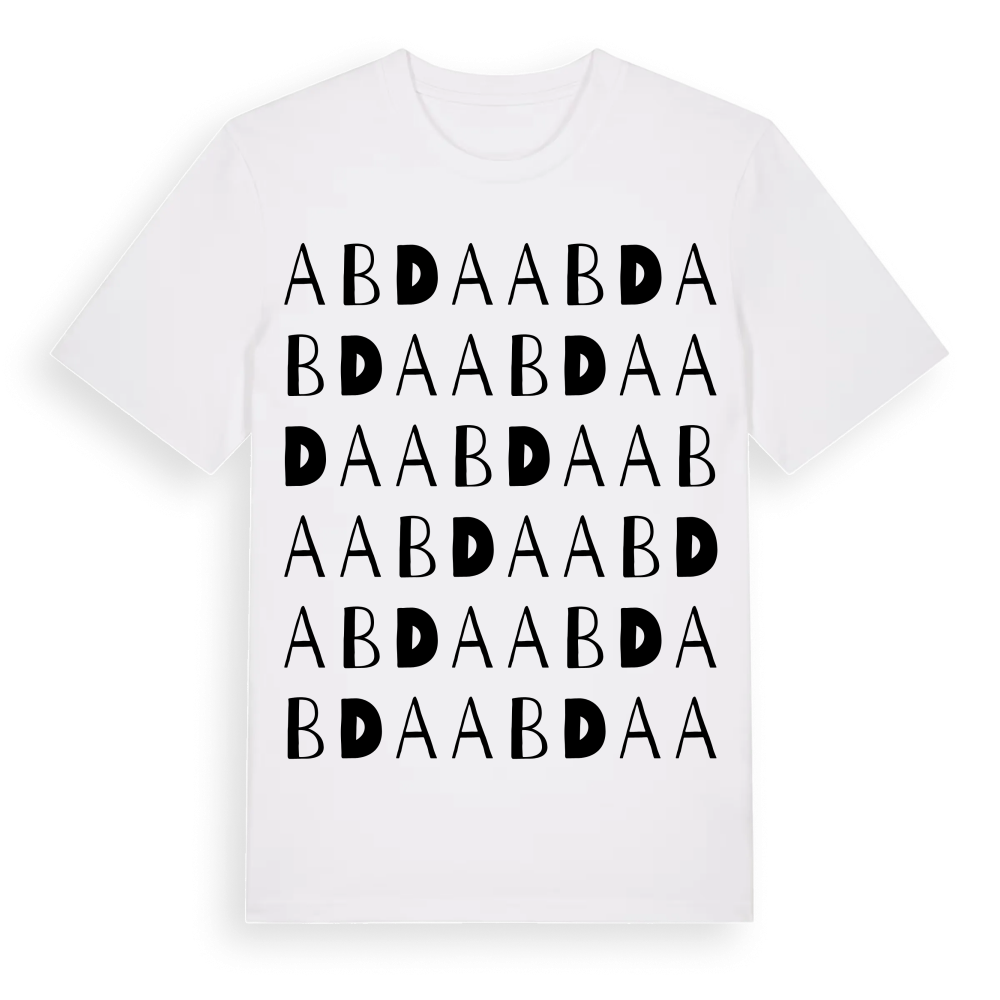 Abda ordlek t-shirt – White, i miljö