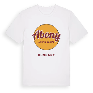 Abony cirkel t-shirt – ekologisk bomull t-shirt från Pinshirt