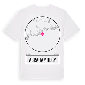 Ábrahámhegy t-shirt – ekologisk bomull t-shirt från Pinshirt
