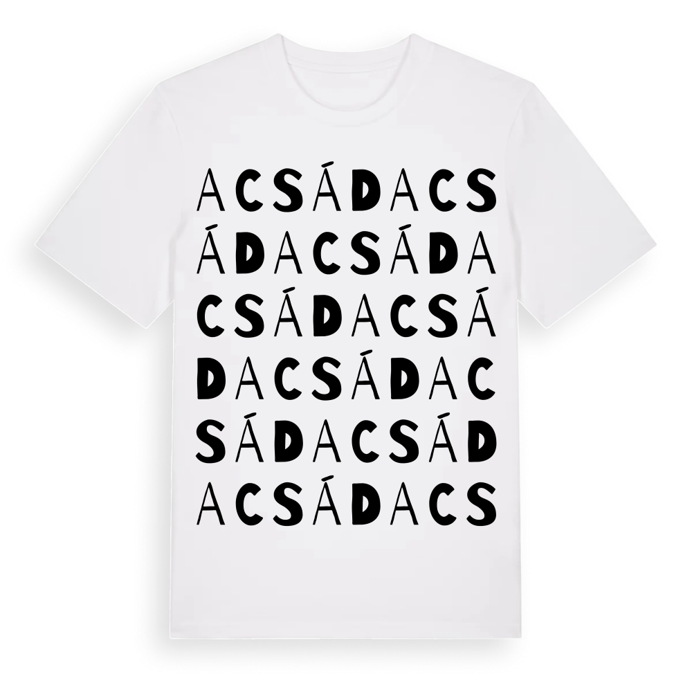 Acsád ordlek t-shirt – White, i miljö