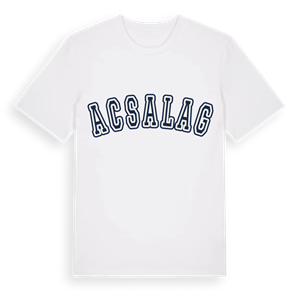 Acsalag college t-shirt – ekologisk bomull t-shirt från Pinshirt