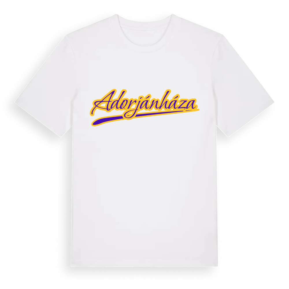 Adorjánháza baseball t-shirt – White, i miljö