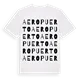 Aeropuerto ordlek t-shirt
