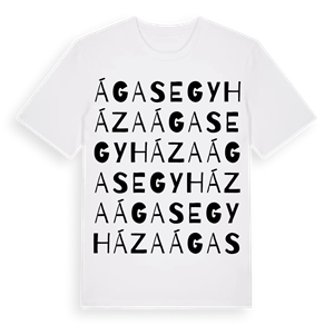 Ágasegyháza ordlek t-shirt – ekologisk bomull t-shirt från Pinshirt