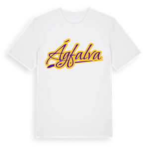 Ágfalva baseball t-shirt – ekologisk bomull t-shirt från Pinshirt