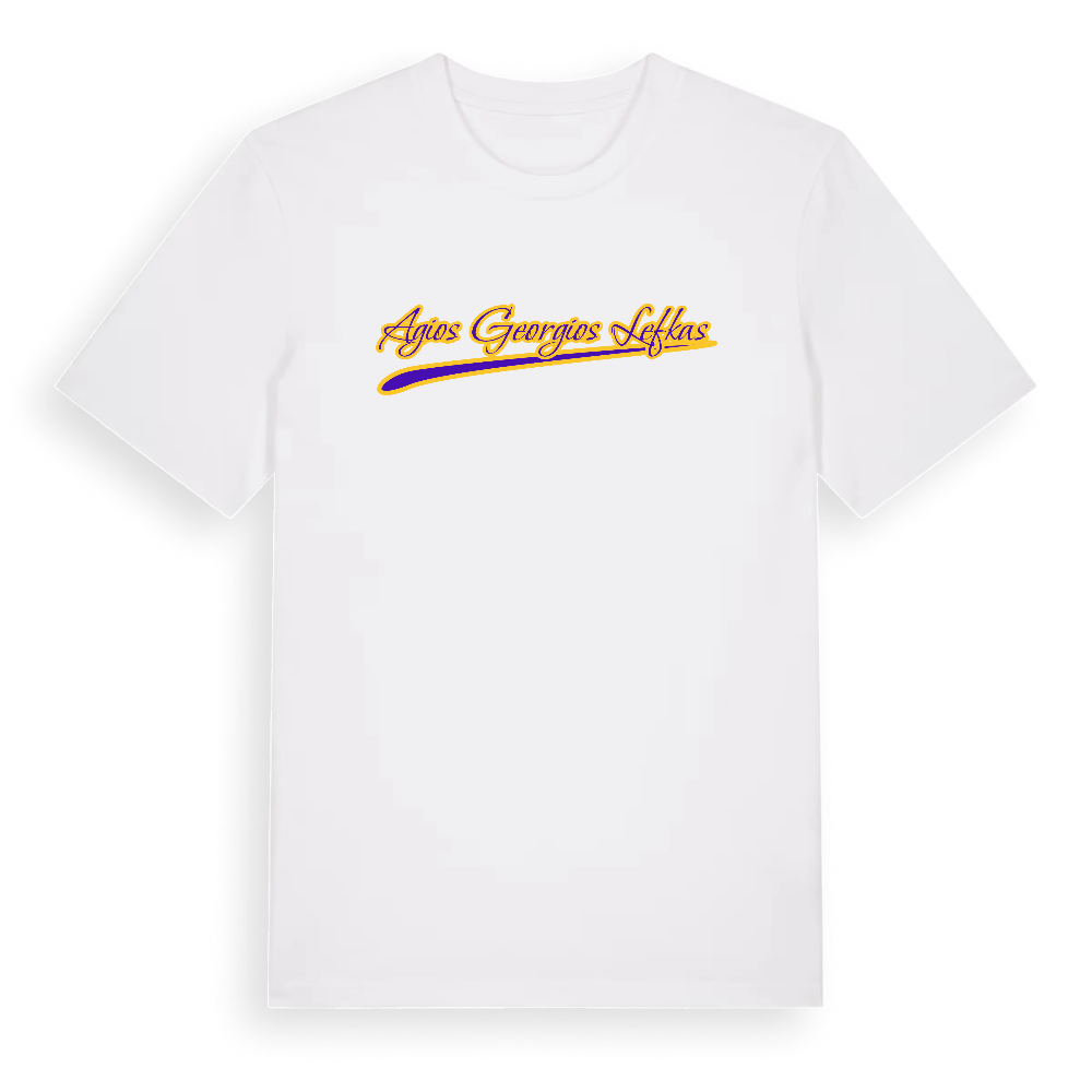 Agios Georgios Lefkas baseball t-shirt – White, i miljö