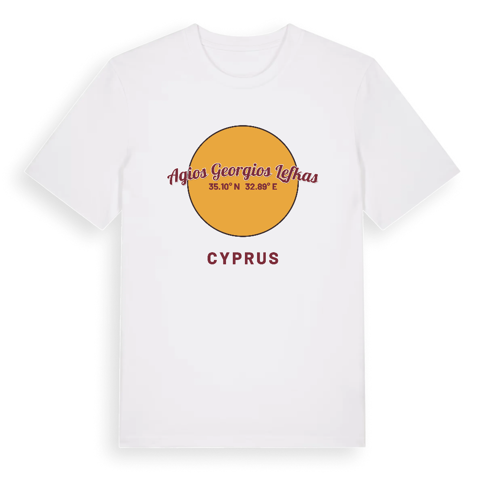 Agios Georgios Lefkas cirkel t-shirt – White, i miljö