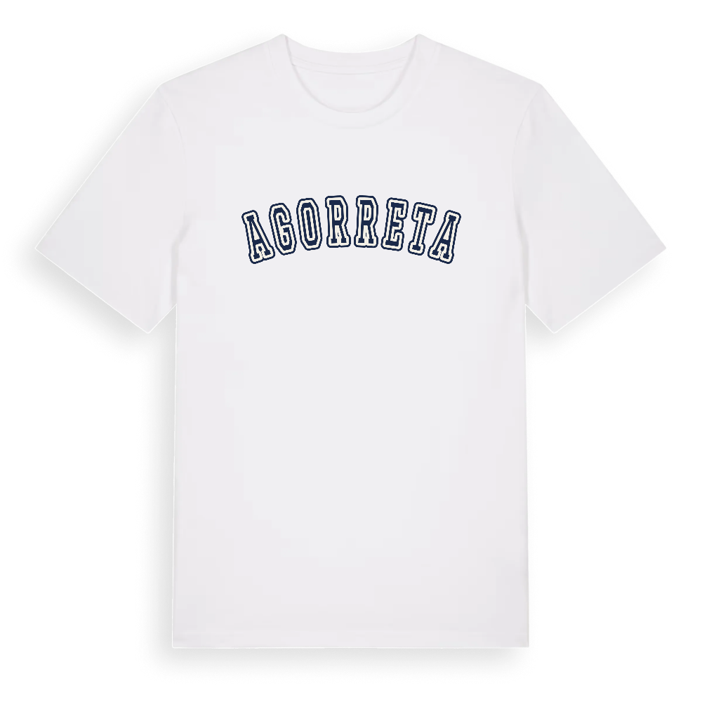 Agorreta college t-shirt – White, i miljö