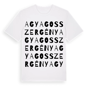 Agyagosszergény ordlek t-shirt – ekologisk bomull t-shirt från Pinshirt
