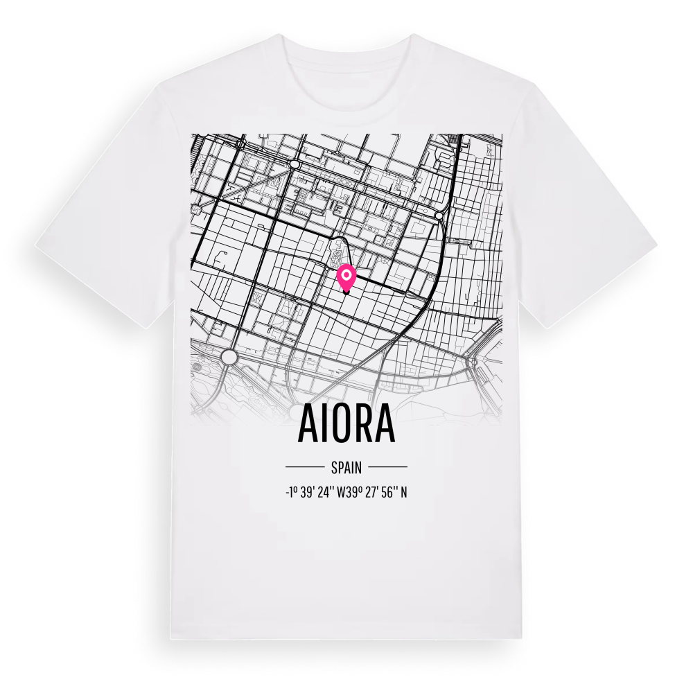 Aiora karta t-shirt – White, i miljö
