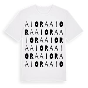 Aiora ordlek t-shirt – ekologisk bomull t-shirt från Pinshirt