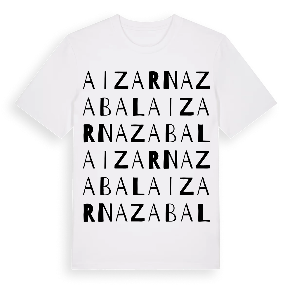 Aizarnazabal ordlek t-shirt – White, i miljö