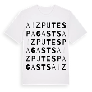 Aizputes pagasts ordlek t-shirt – ekologisk bomull t-shirt från Pinshirt