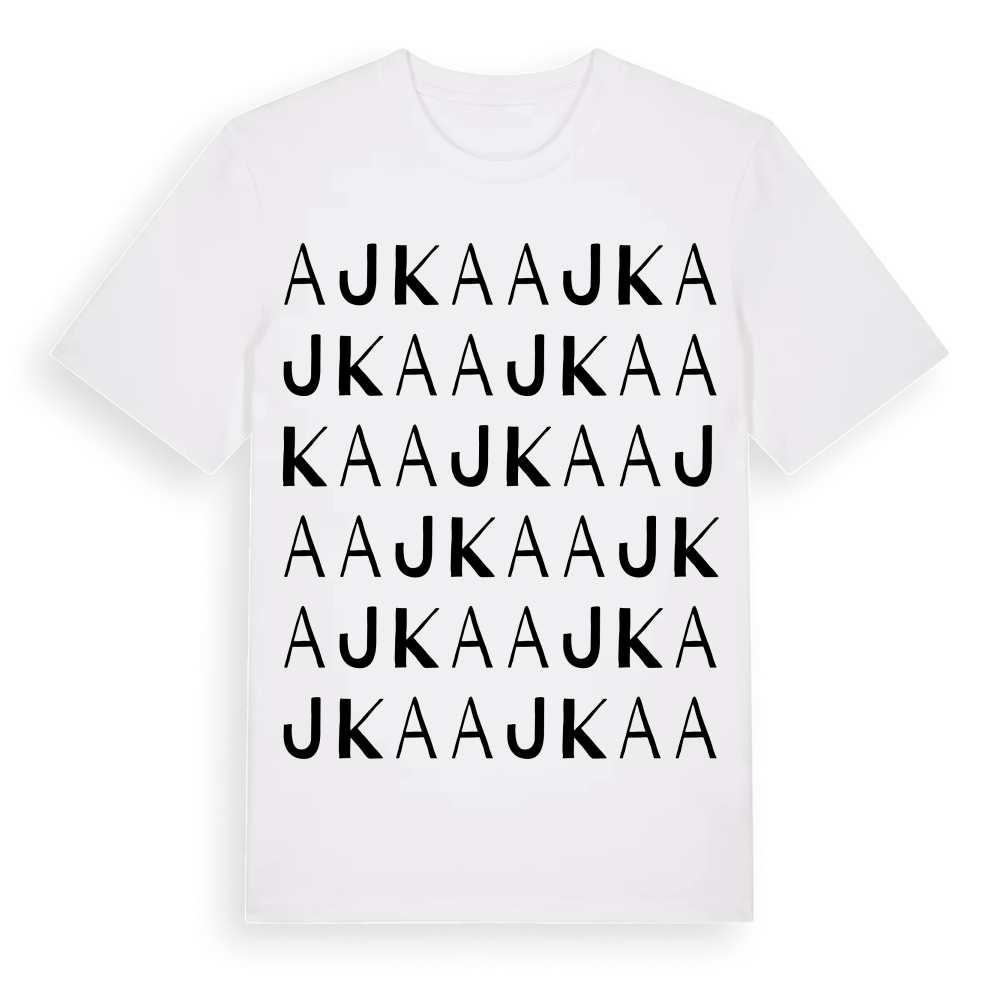 Ajka ordlek t-shirt – White, i miljö