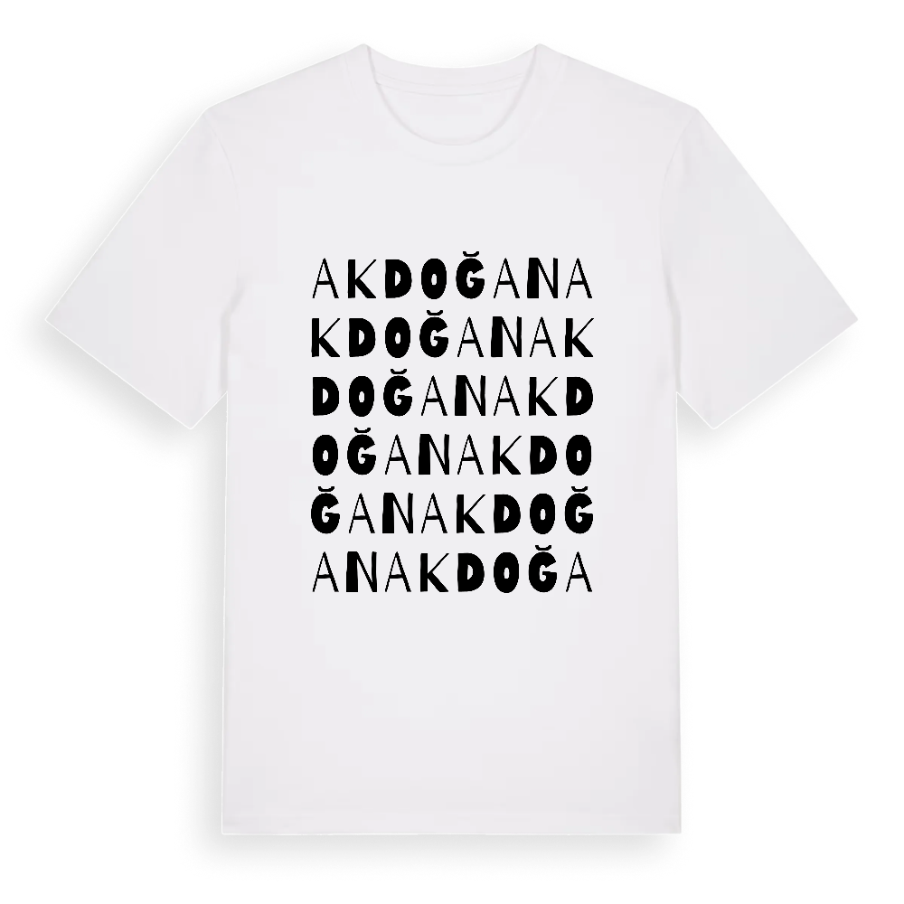 Akdoğan ordlek t-shirt – White, i miljö