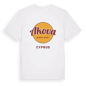 Akova cirkel t-shirt – ekologisk bomull t-shirt från Pinshirt