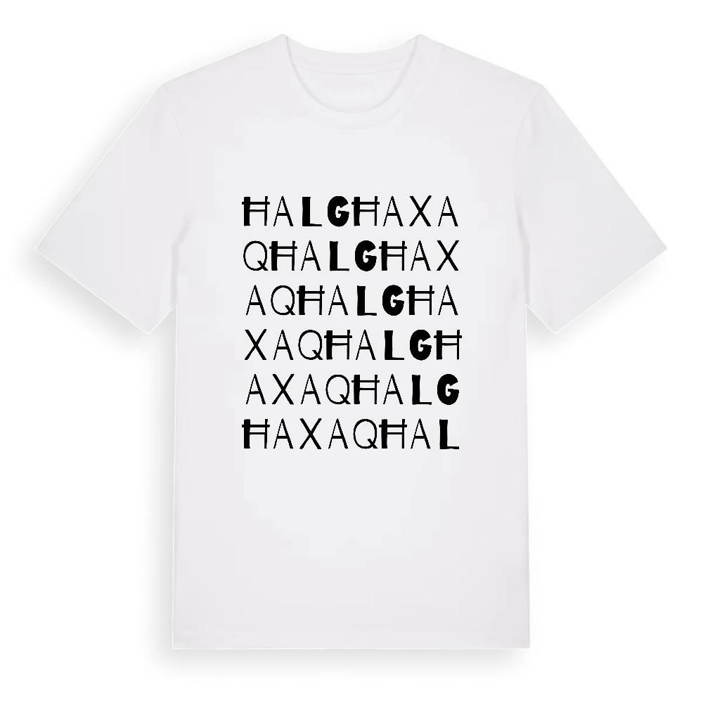 Ħal Għaxaq ordlek t-shirt – White, i miljö