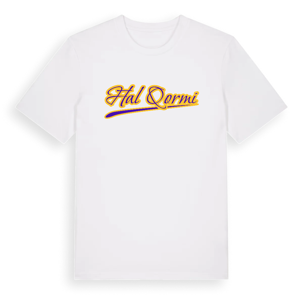 Ħal Qormi baseball t-shirt – White, i miljö