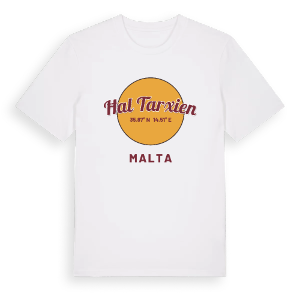 Ħal Tarxien cirkel t-shirt – ekologisk bomull t-shirt från Pinshirt