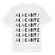 Alacant / Alicante ordlek t-shirt