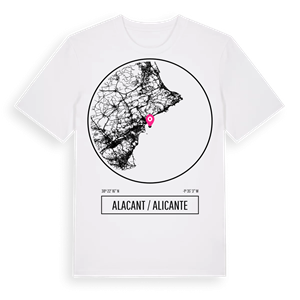 Alacant / Alicante t-shirt – ekologisk bomull t-shirt från Pinshirt