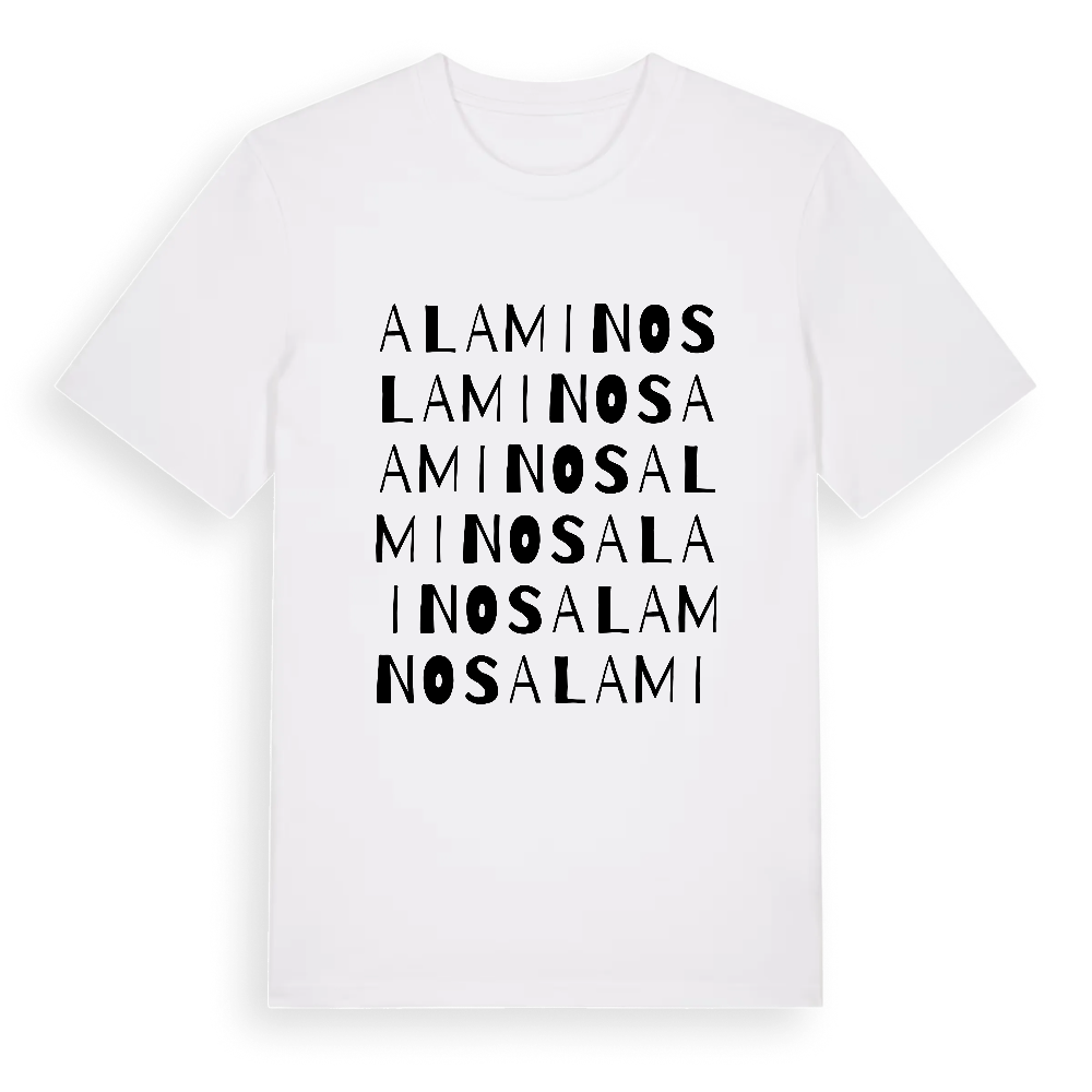 Alaminos ordlek t-shirt – White, i miljö