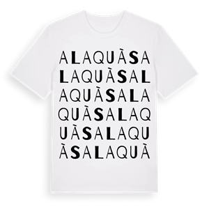 Alaquàs ordlek t-shirt – ekologisk bomull t-shirt från Pinshirt