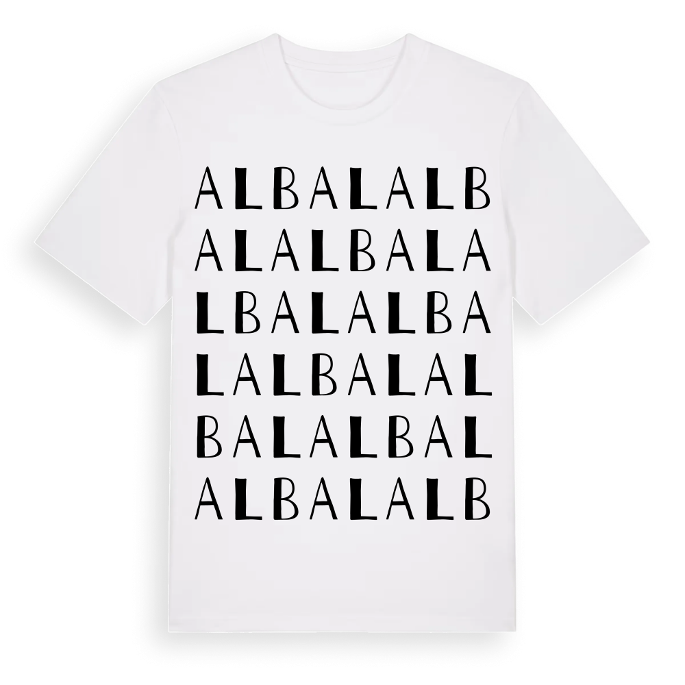Albal ordlek t-shirt – White, i miljö